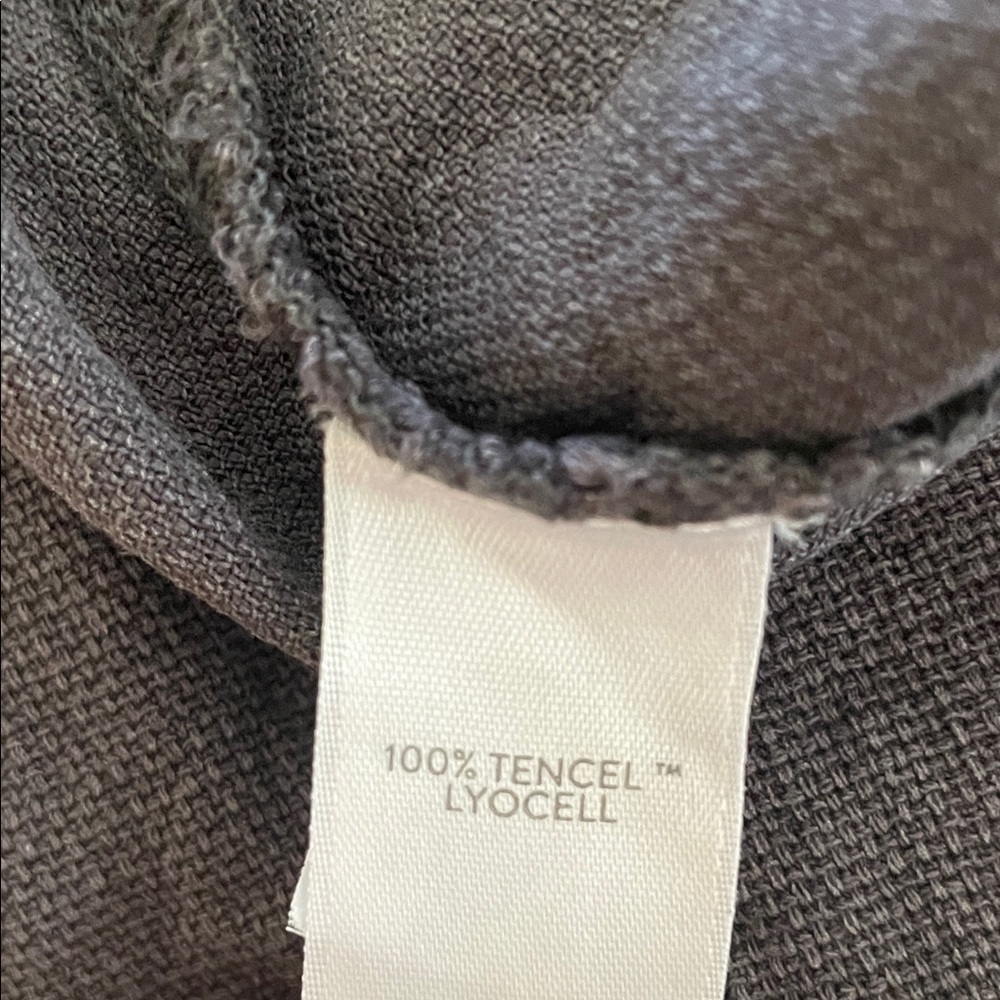 Pure jill Tencel Relaxed Pants Gray Large - Picture 7 of 7